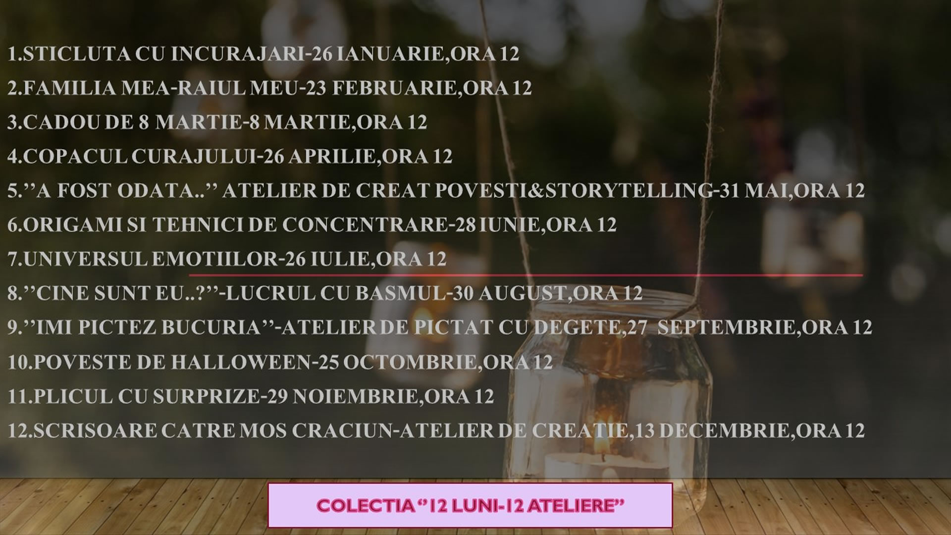 COLECTIA DE ATELIERE